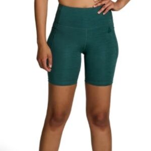 🔥 10 for $100 🔥 Reebok high rise bike shorts size medium heathered green NWT